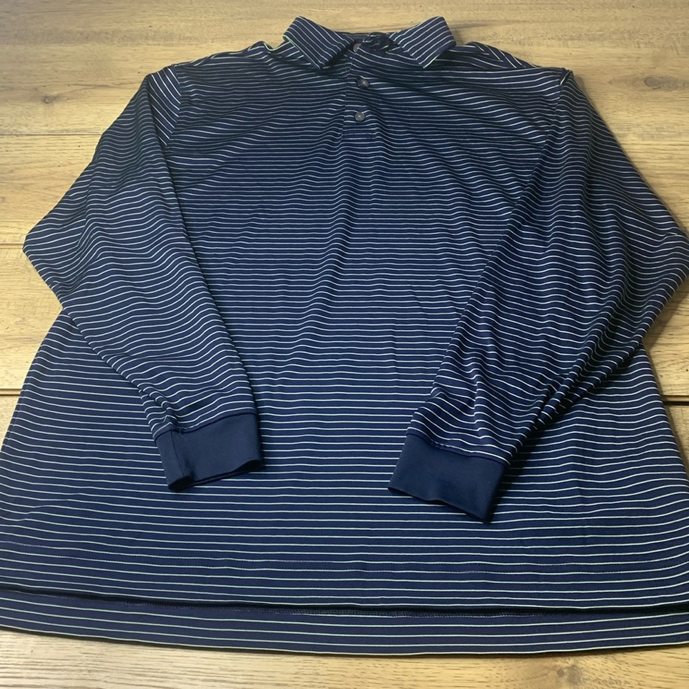 Mens FootJoy Long Sleeve Polo Size Large